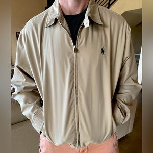 Polo Ralph Lauren jacket. Size L. Color khaki.